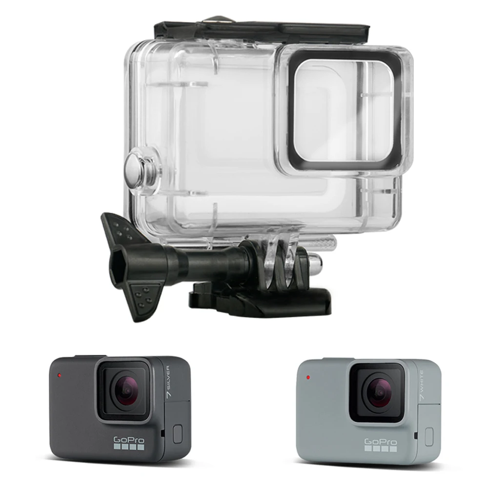 Подводный водонепроницаемый чехол для GoPro Hero 5 6 7 Black Go Pro Hero 6 7 камера Дайвинг Корпус крепление для GoPro Аксессуар