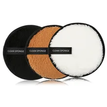 Макияж спонж для удаления косметики полотенце для очищения лица Ткань колодки плюшевые слоеные модные новые esponja maquillaje konjac губки konnyaku губки