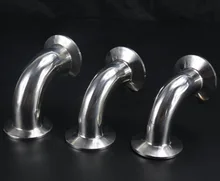 2PCS/LOT 25X1.5X50.5MM 304 Stainless Steel Quick Fitting Elbow 90 Degree Sanitary Clamp Elbow Pipe Fittings 2PCS/LOT 25X1.5X50.5MM 304 Stainless Steel Quick Fitting Elbow 90 Degree Sanitary Clamp Elbow Pipe Fittings