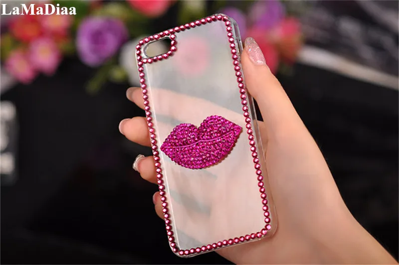 LaMaDiaa чехол для SamsungA3 A5 A7 2017 A9 A8 A6 PLUS A50 A70 A80 A51 A71 Роскошные блестящие стразы алмазные