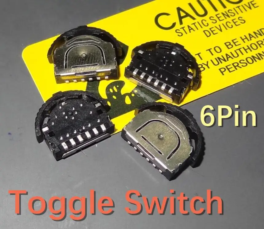50PCS/Lot Thumb wheel/Thumbwheel/Toggle switches 6Pin small/Big head