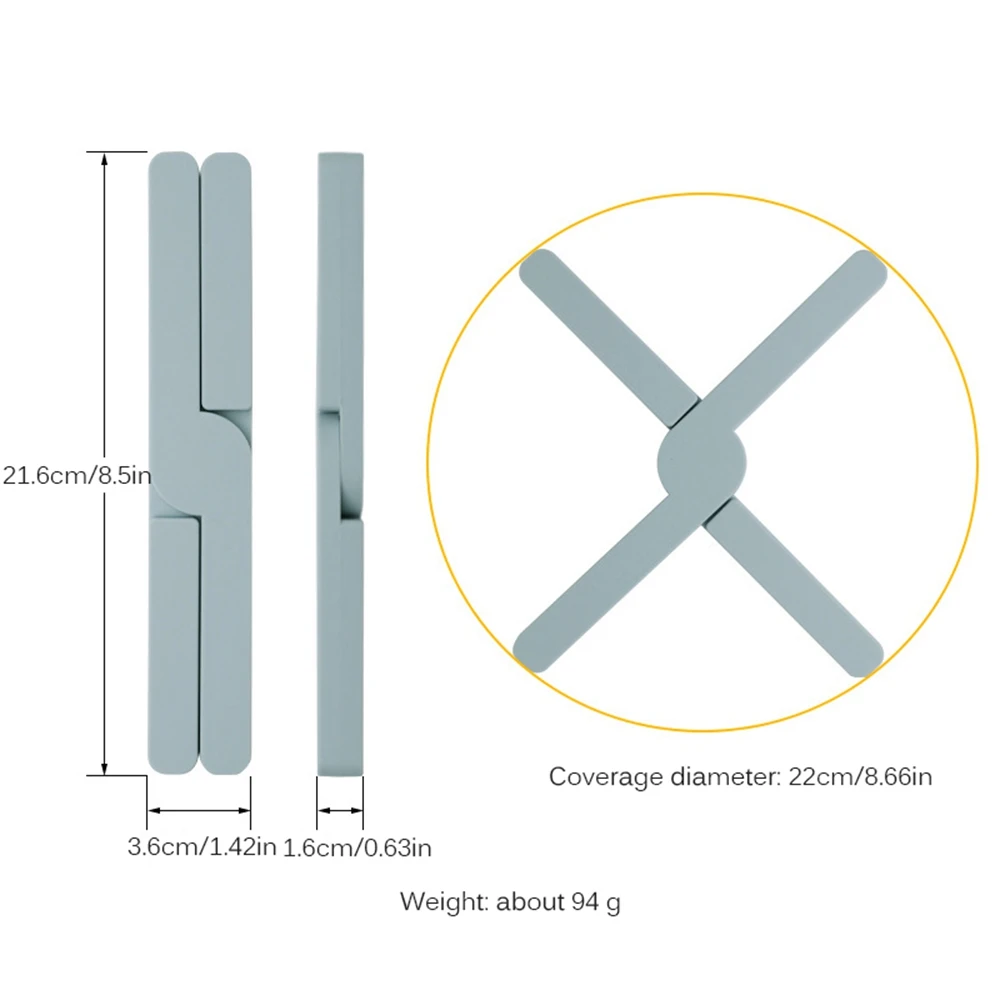 Утолщенные силиконовые расширяемые Trivet изоляционные Подставки Коврик для стола нескользящий держатель для горшка Подставка под горячее стол кухонные аксессуары