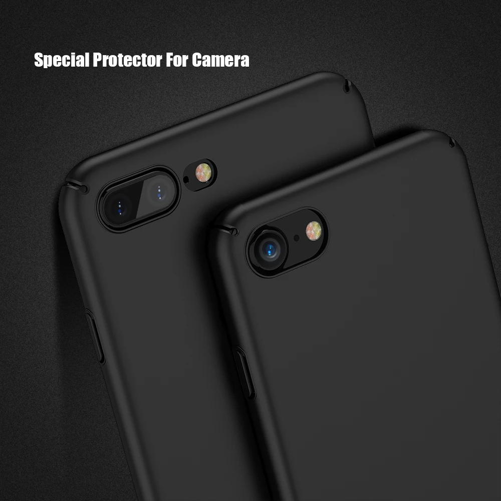 Для iPhone 7 6 6s Плюс Случаях Оригинальный Ультра Тонкий ПК матовый Аксессуары