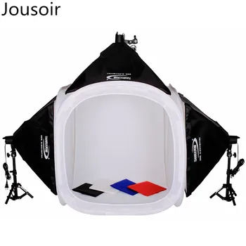 

80cm soft light studio + right and left soft light box + top light soft light box photography equipment CD15