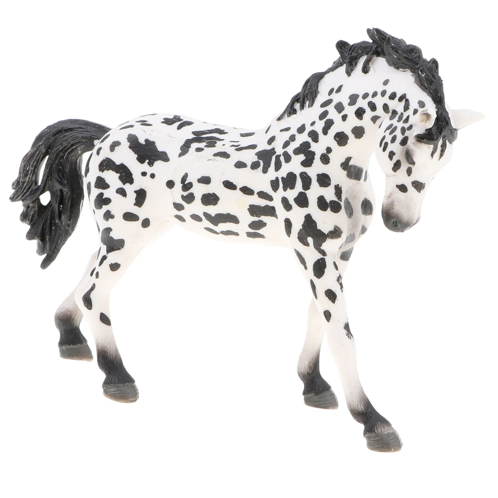 Animal De Plástico Caballo En Miniatura De Juguete Con Animal De Plástico Caballo En Miniatura De Juguete Con
