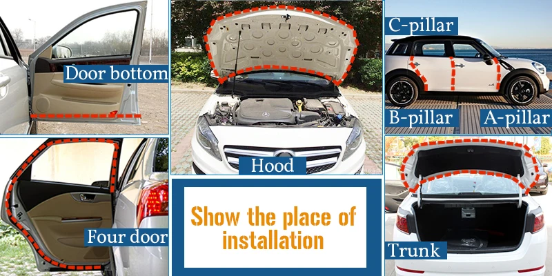 Guarnição da Borda Tira do Selo de Vedação de Borracha do Carro Controle de Som para Catera Cawanerl Todo Seal Weatherstrip Cadillac Ats Bls Cts Kit 9 Borracha Do Carro Controle de Som Para Catera Cadillac ATS BLS CTS