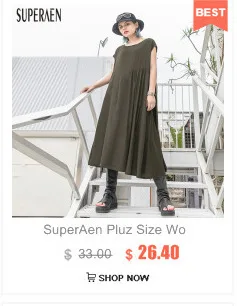 SuperAen модное женское длинное платье с коротким рукавом лето Новинка однотонное женское платье корейский стиль v-образный вырез женская одежда