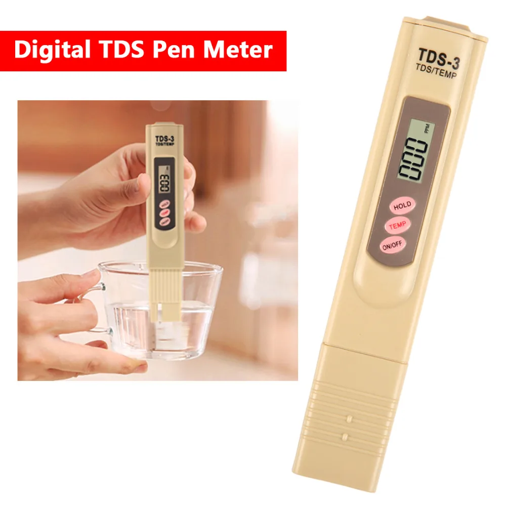 

Measuring Tools Water Quality Purity Test PH TDS Meter Tester Portable Pen Digital 0.01 High Accurate Filter Random Color