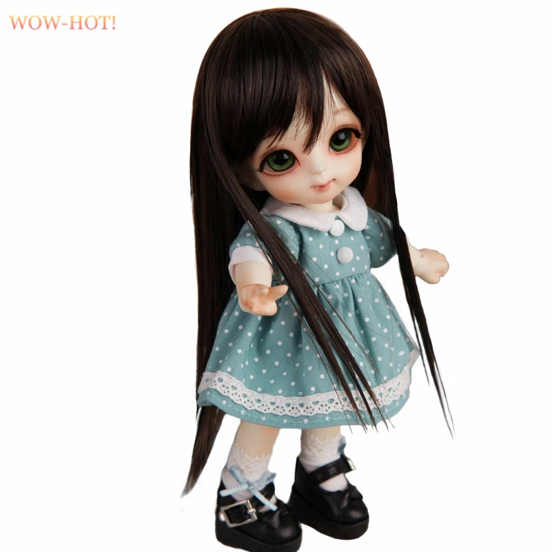 Цена WOWHOT 1 8 Bjd SD кукольные парики для кукол высокая температура проволока длинные прямые синтетические высококачественные кукольные волосы аксе...