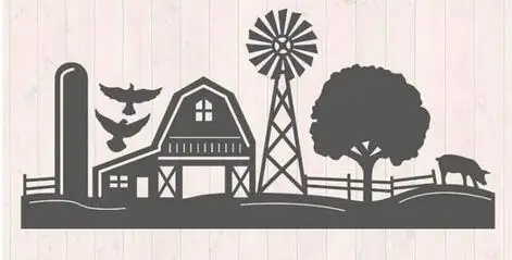 

Ufurty Farm windmill Metal Cutting Dies Stencils For DIY Scrapbooking Paper Card Decorative Craft Embossing Die Cuts New 2019