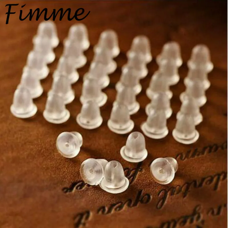 

Korean Version Jewelry Plastic Earplug / Ear Plugging 100 Earrings Accessories Ear Blocked Plastic Ear Back Stoppers Oorbellen