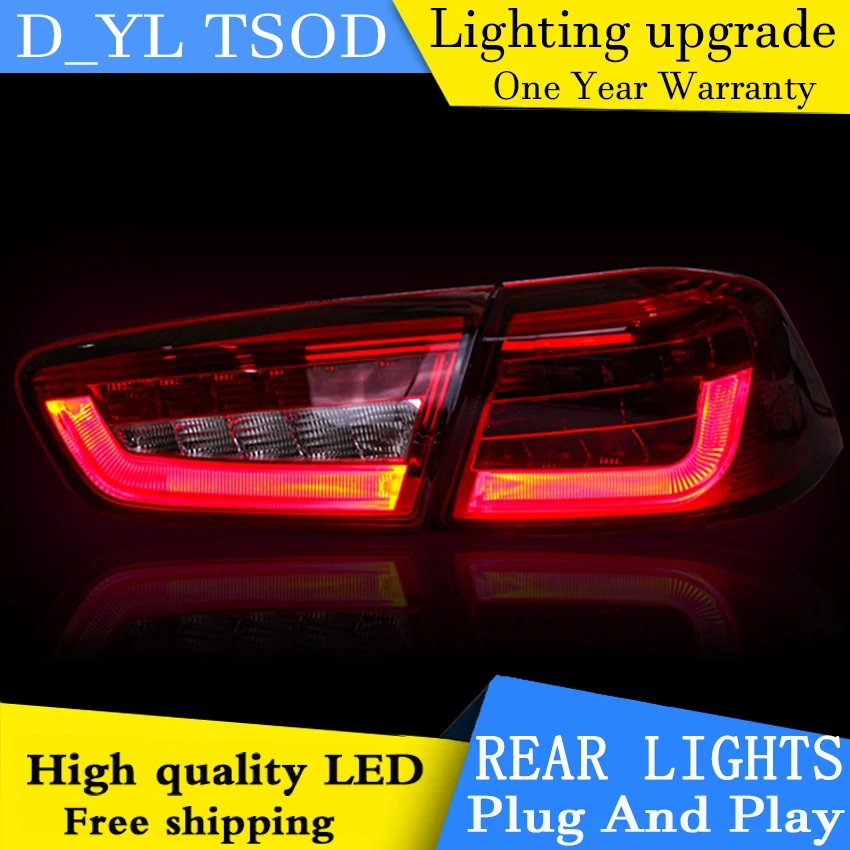 D_YL Car Styling Tail Lamp for Lancer EX Tail Lights Lancer LED Tail