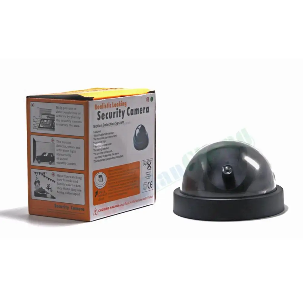  LINTIANCHENG 4pcs Dummy Camera Dome outdoor With LED Light imitation security Fake ip Camera CCTV s - 33029353787
