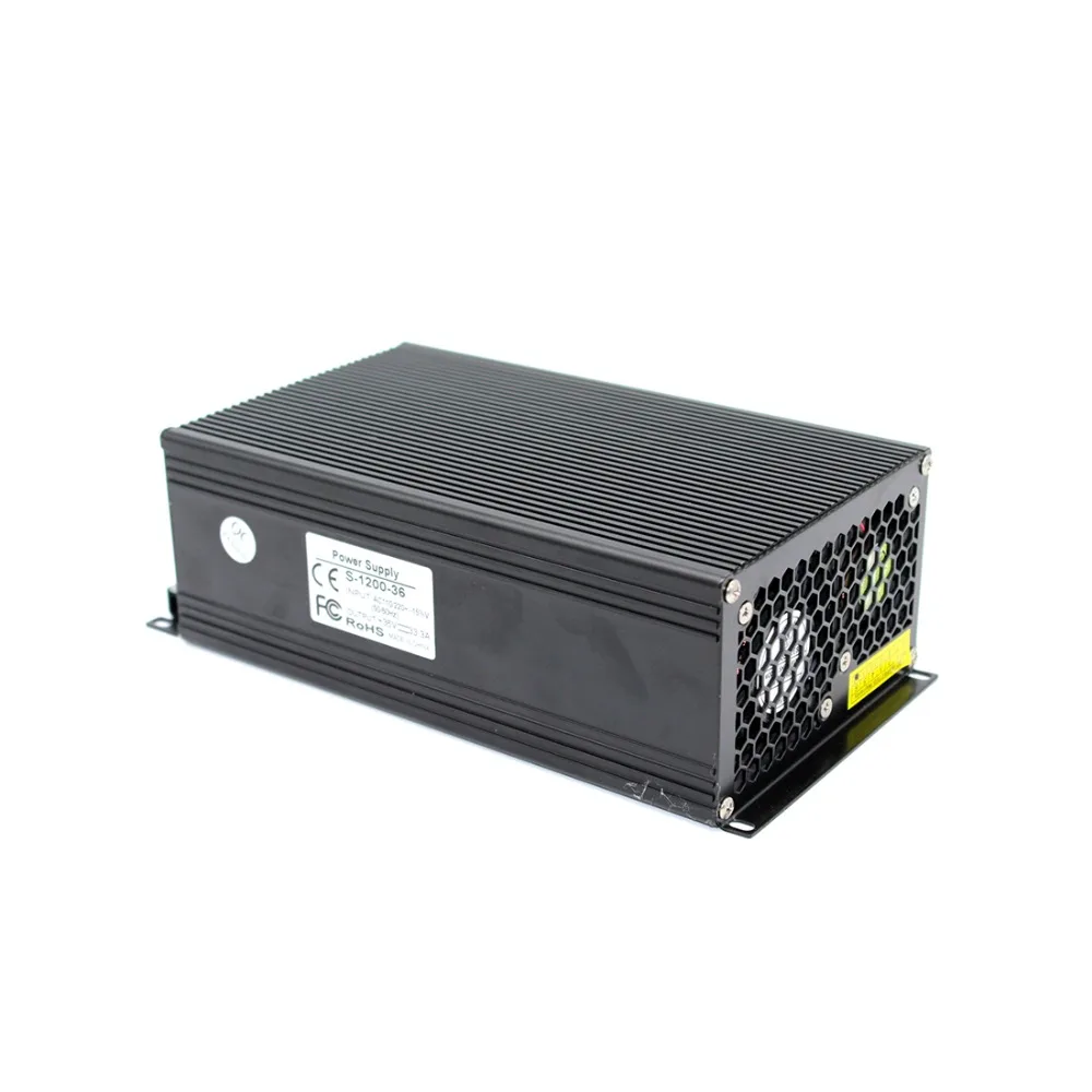 Один Выход импульсный источник питания 36 V DC, источники питания 1200 W 34A Светодиодный драйвер Трансформатор переменного тока 110 v 220 v для ЧПУ видеонаблюдение двигатель led