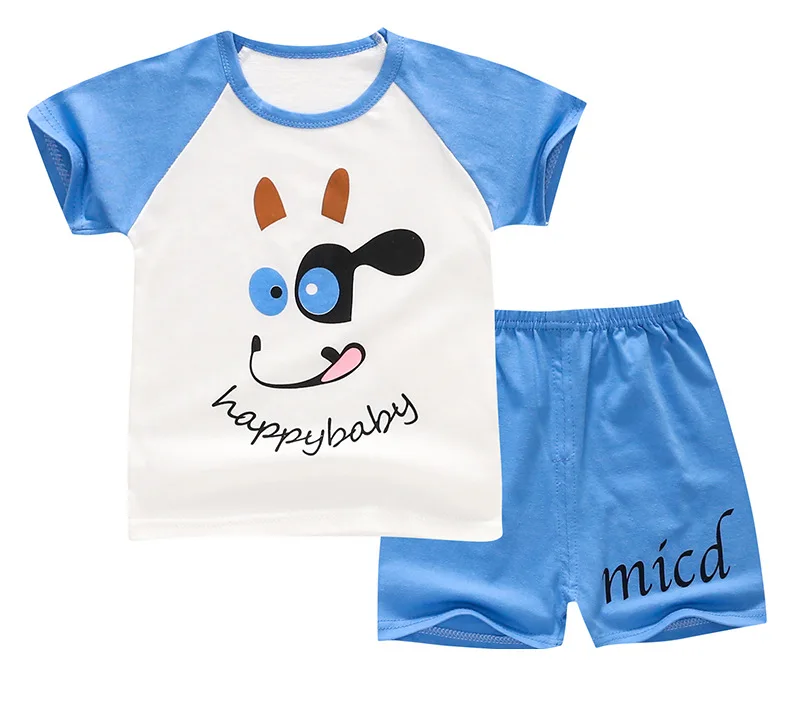 Летние брендовые футболки с рисунком для мальчиков, комплекты одежды для маленьких мальчиков и девочек, детские хлопковые футболки, комплекты с шортами, комплекты одежды для детей