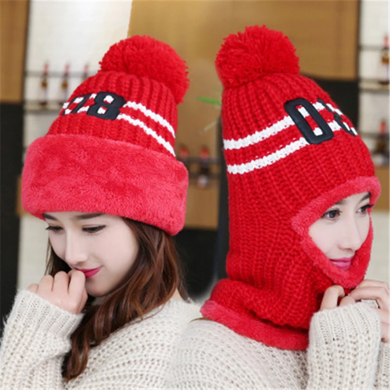 New-Add-Knit-Lining-Winter-Hats-Women-Warm-Fur-Pom-Pom-Cap-Skullies-Knit-Hats-For (4)