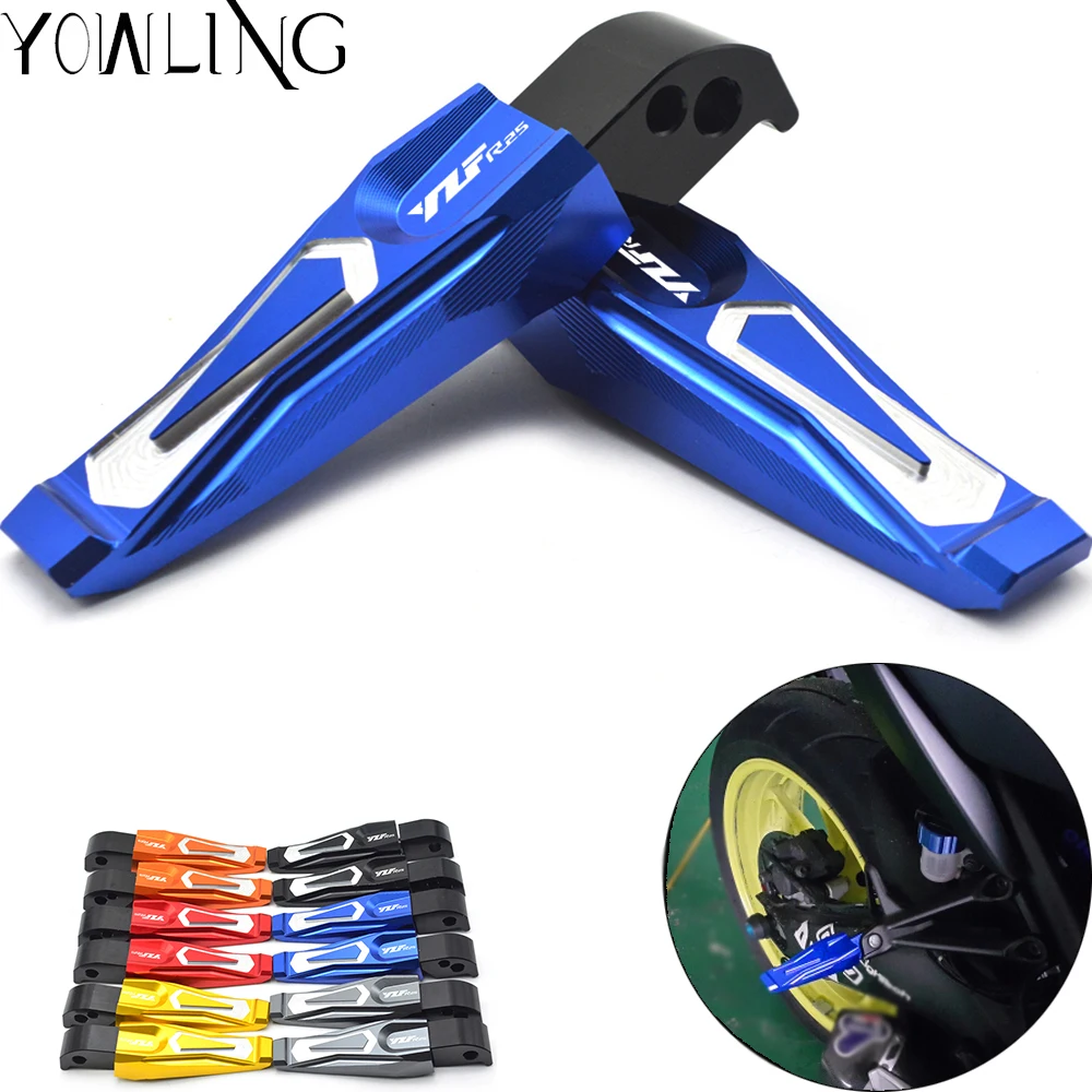 

CNC Aluminum Motorcycle Foot Rests Foot Pegs Pedals Rear Toepegs Footrests Footpegs Rest For YAMAHA YZFR25 YZF-R25 YZF R25