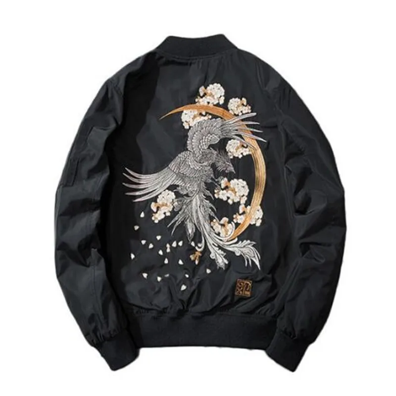 Куртка XIU LUO 3XL мужская с вышивкой модная Молодежная куртка бомбер бейсбольная