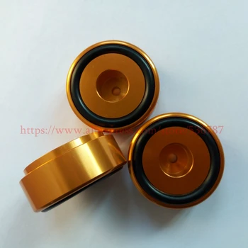 

100PCS/lot Stainless Steel Speaker Spikes Stand Foot Cones Base Mat Turntable Isolation Feet Pads For Audio Sound Amplifier