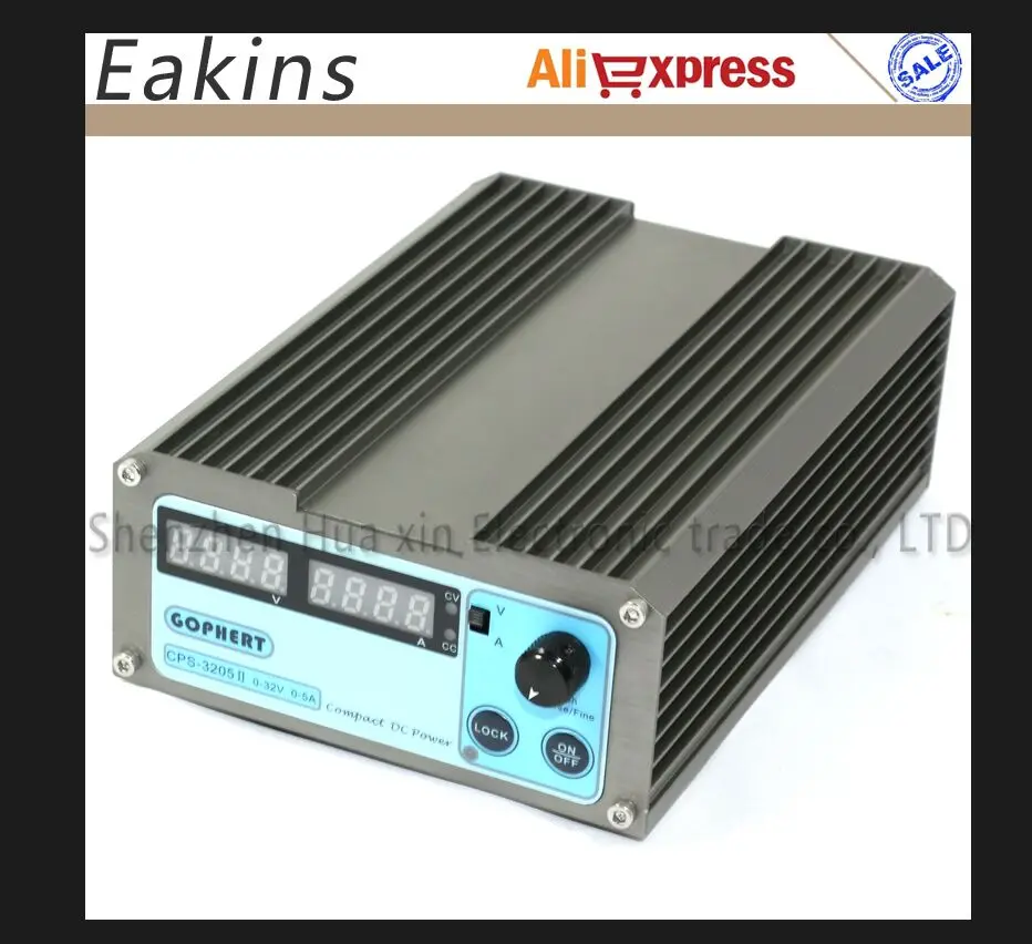 precision Compact mini Digital Adjustable DC Power Supply CPS-3205II OVP/OCP/OTP  32V5A 110V-230V 0.01V/0.001A  For  EU cable