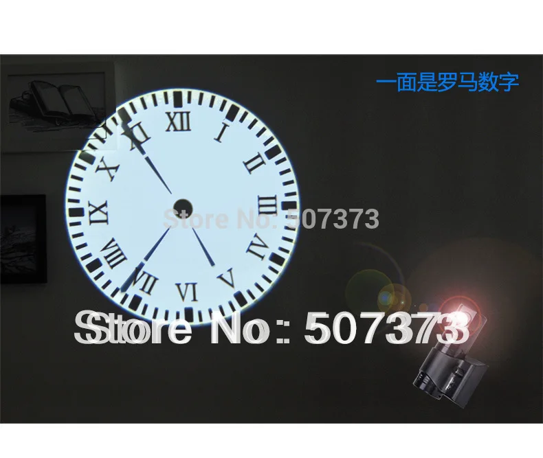 Project Roman Numbers Surface 3d Wall Digital Projector Clocks