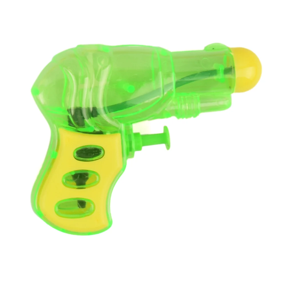 Маленький водяной пистолет детские вечерние Игрушки для ванны в саду - Цвет: E green
