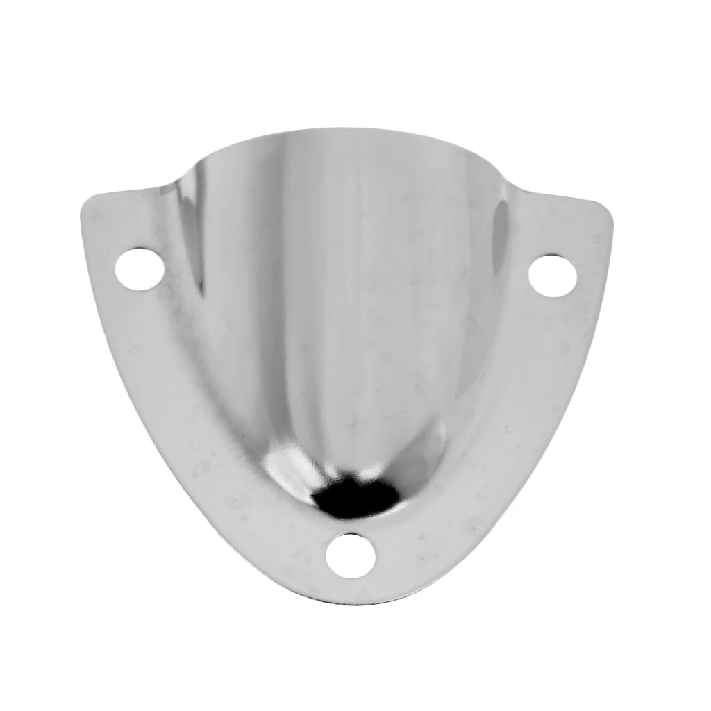 1 Pc Marine Grade Stainless Steel Boat Large Clamshell Vent / Wire Cable Cover Clam Shell Vent for Boat Yacht Accessories