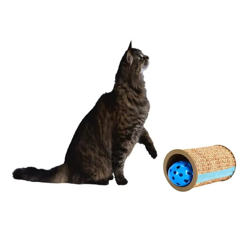 

2018 New Cat Scratcher Furniture Toys Sound Toys For Kitten Cats Scratch Post Balls Fun Supplies Protector Cat Gripper toy