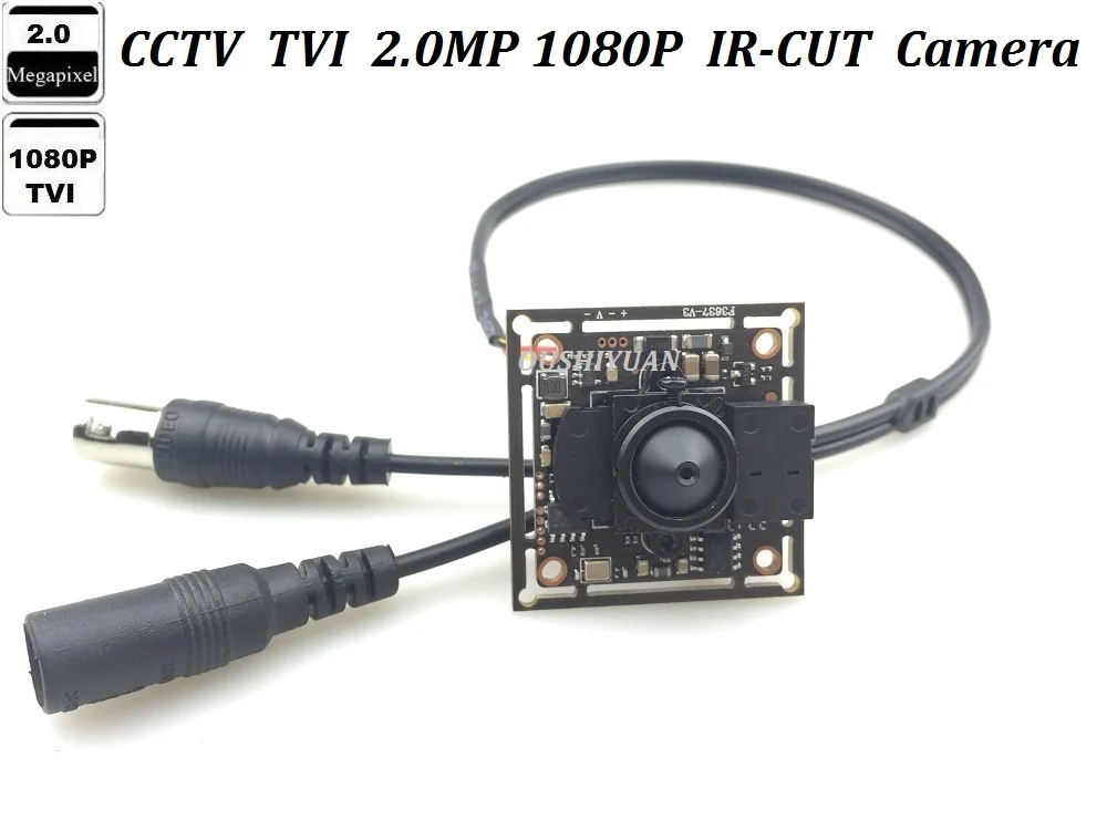 CCVT HD TVI 1080P 2.0MP Пинхол 3 7 мм объектив IR Cut CCTV безопасности Мини камера|hd tvi camera|cctv