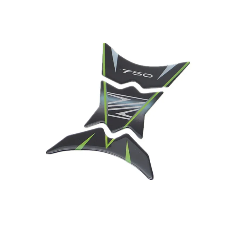 Мотоцикл 3D Танк Pad наклейки протектор для Kawasaki Z650 Z750 Z800 Z900 Z1000 - Цвет: Z750