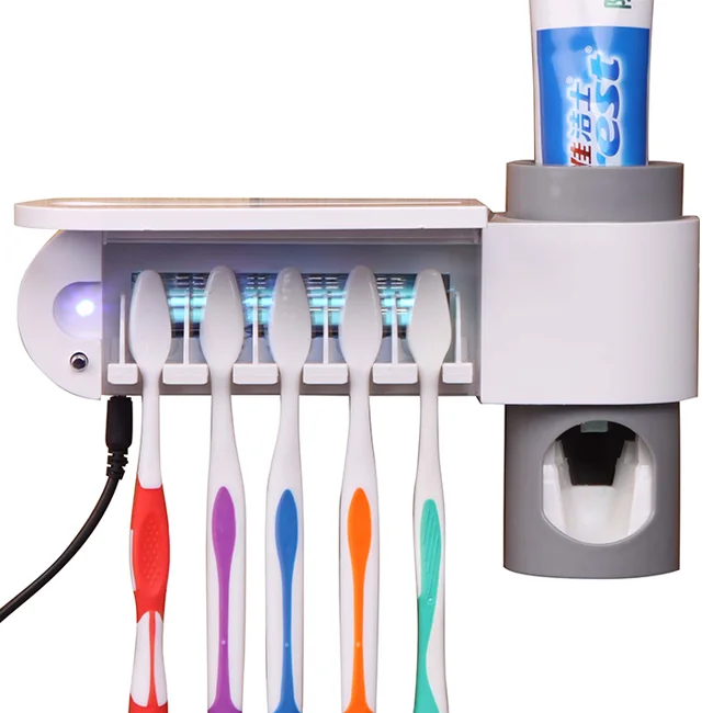 220V Uv toothbrush Cleaner Sanitizer sterilizer holder + Automatic