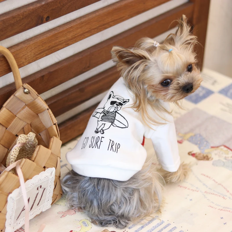 

Print Fashion Shirts Hats Hoodies Dog Coats Jackets Winter Clothes for Dogs Yorkshire Maltese Chihuahua Autumn 17ZF91