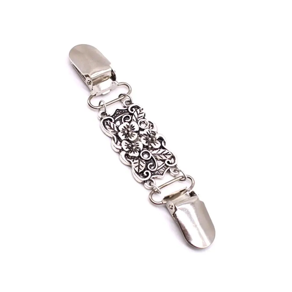 

Brooches Alloy Sweater Clip Scarves Sweater Clip Crystal Connection Buckle Shawl Clip Vintage Scarves Fashion Sweaters