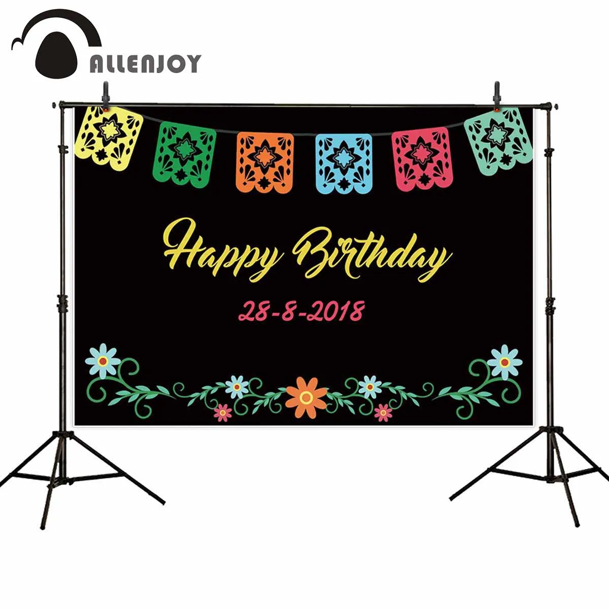 Фон Allenjoy для фотостудии красочная бумага красивые апельсиновые хризантемы