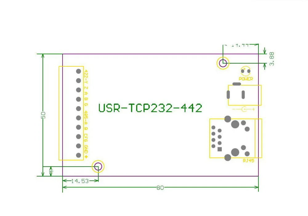 RS485/RS422 для модуля Ethernet/независимый чип изоляции и защиты RS485|module ethernet|isolation