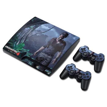 

free drop shipping Protective Pvc Material full cover skin sticker for ps3 slim skin#TN-P3Slim-1237
