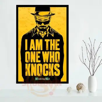 

Breaking Bad Poster Custom Satin Poster print cloth fabric wall poster print Silk Fabric Print No Frame for Bedroom Decoration