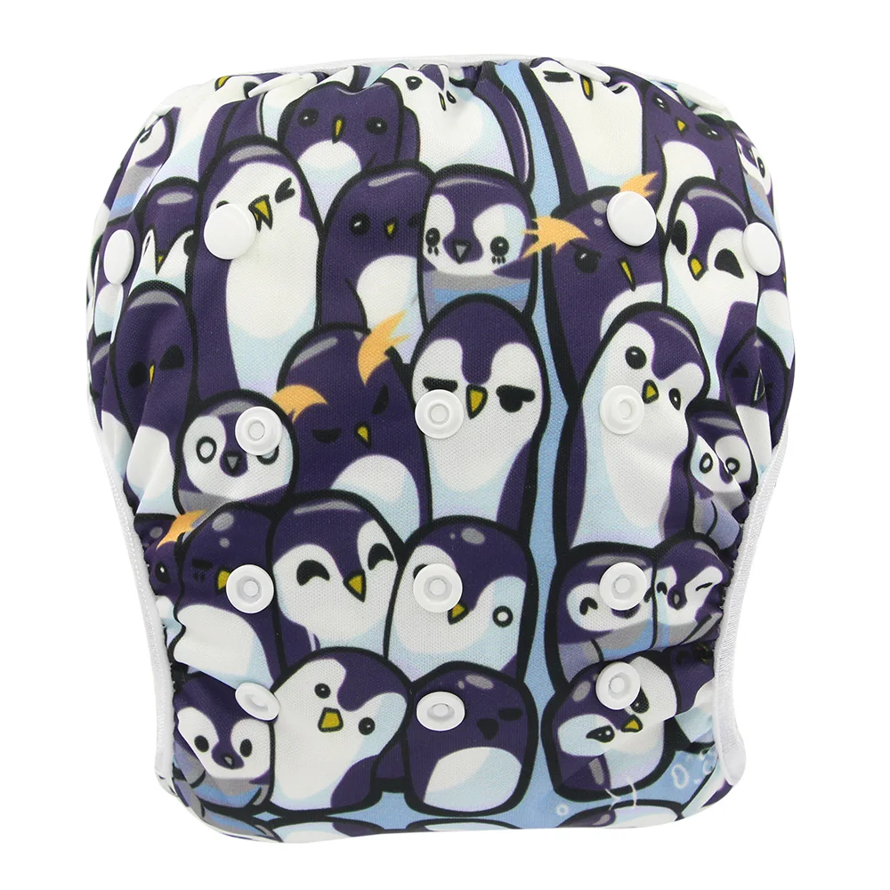 

Ohbabyka Reusable Swim Diapers Unisex Waterproof Baby Cloth Diaper Unicorn Nappy Changing Infant Swimming Pocket Diaper Cover