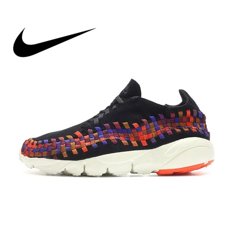 

Official Authentic Nike Lab Air Footscape Woven NM Men's Running Shoes Lace-up Low Sneakers Wear Resistant Breathable Footwear