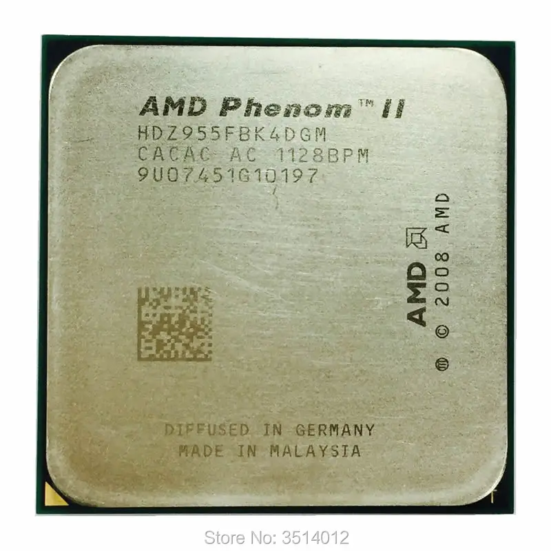 

AMD Phenom II X4 955 955 3.2 GHz Quad-Core CPU Processor 125W HDZ955FBK4DGM Socket AM3