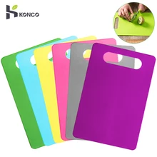 KONCO Пластиковые Разделочные доски для продуктов, доски для классификации на открытом воздухе, для кемпинга, для овощей, фруктов, мяса, для резки хлеба, Разделочные Блоки