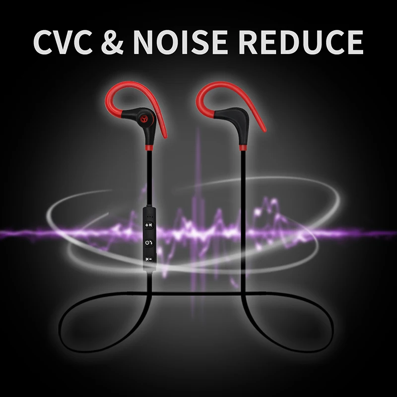 YODELI Bluetooth Headset Wireless Earphones Headphones with Microphone Sport Waterproof Stereo Earbuds for iPhone 8 Mobile Phone (8)