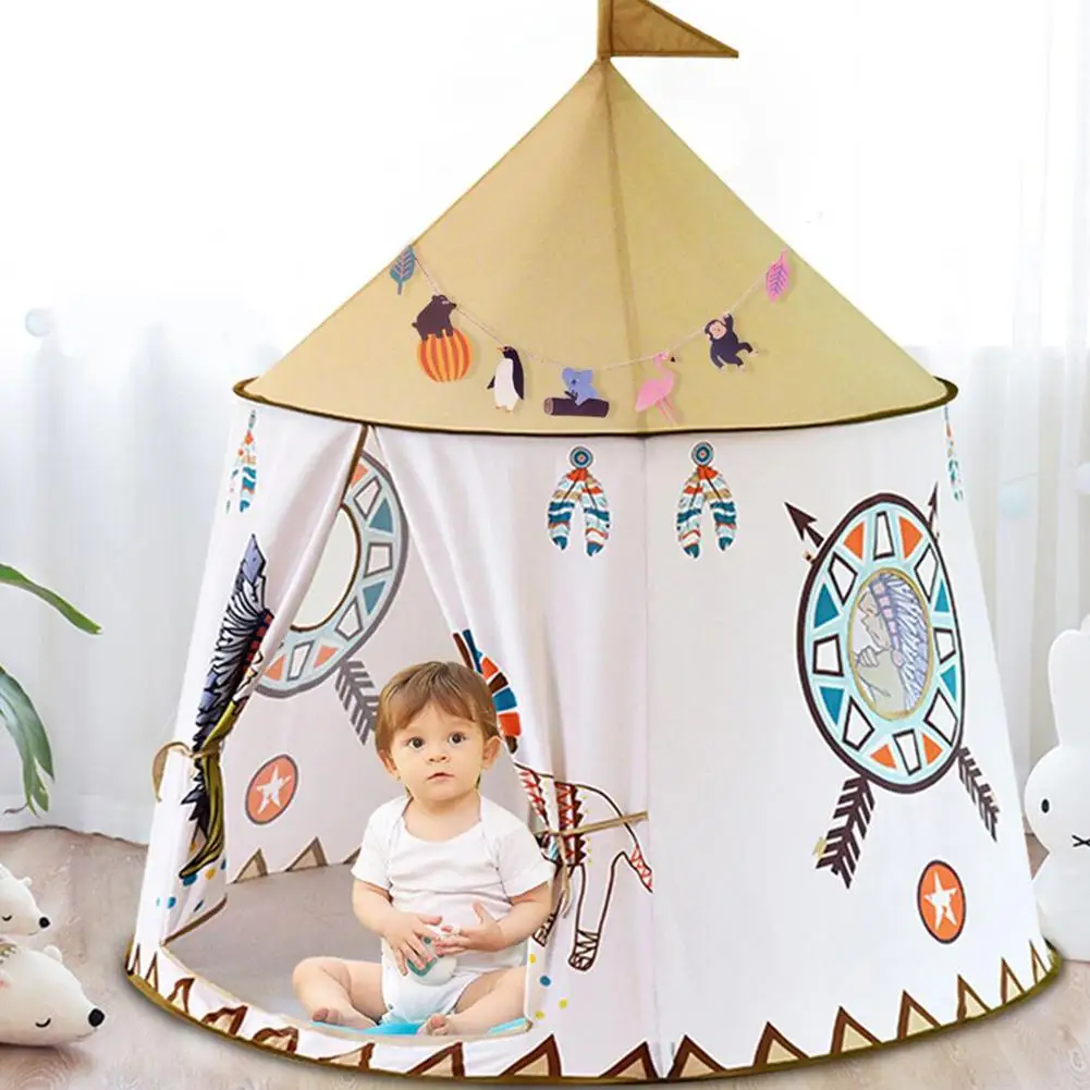 

Indoor Outdoor Portable Kid Tent House Princess Castle Playhouse Girls Kids Toy