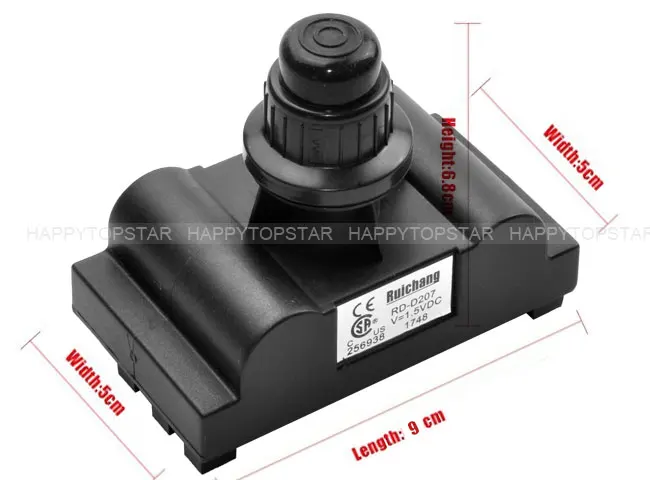 Красный барбекю 03370 256938 искровой генератор 7 розеток AA 5 # LR6 RD D207 батарея Кнопка