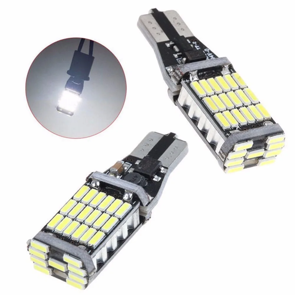 

2pcs 1000LM 921 912 T10 T15 SMD 4014 Chipset Canbus Error Free Car LED Turn Signal Reversing Brake Tail Light Stop Lamp Bulbs