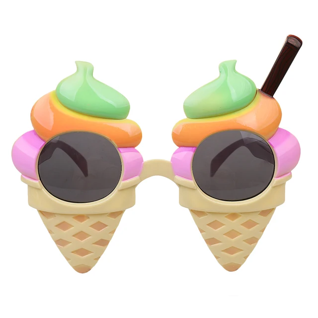 Decorative Novelty Sunglasses Ice Cream Glasses Hen Night Stag Fancy Dress Colorful Creative