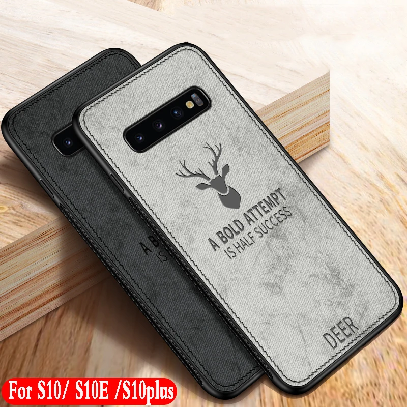 

S10 plus case for Samsung S10 case leather back cover silicone shockproof business for samsung galaxy s10e case galaxy s10+ case