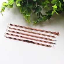 5 шт. иглы для удаления угрей, акне, прыщи, акне, нержавеющая сталь, экстрактор угрей и комедонов, средство для удаления угрей и угрей