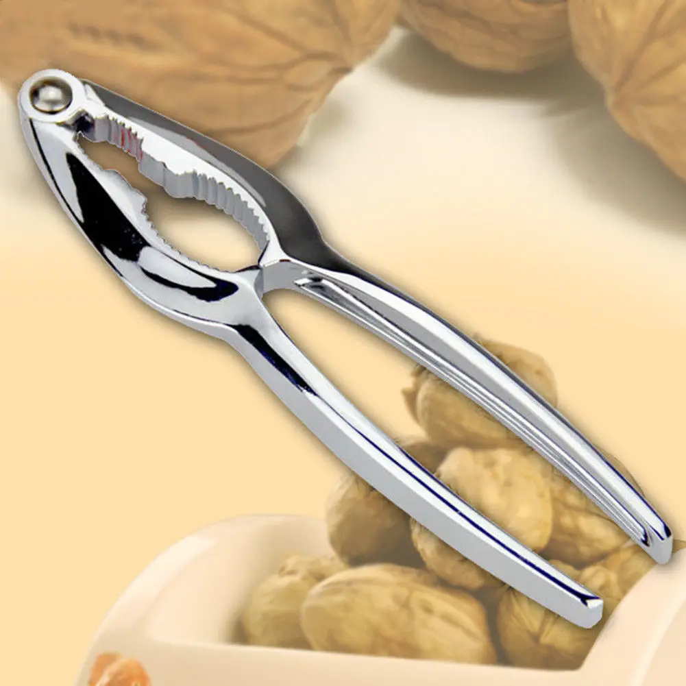 Алюминиевый кухонный быстрый инструмент Щелкунчик орехокол для грецких орехов Шеллер плоскогубцы гайка кухонное приспособление-открывашка