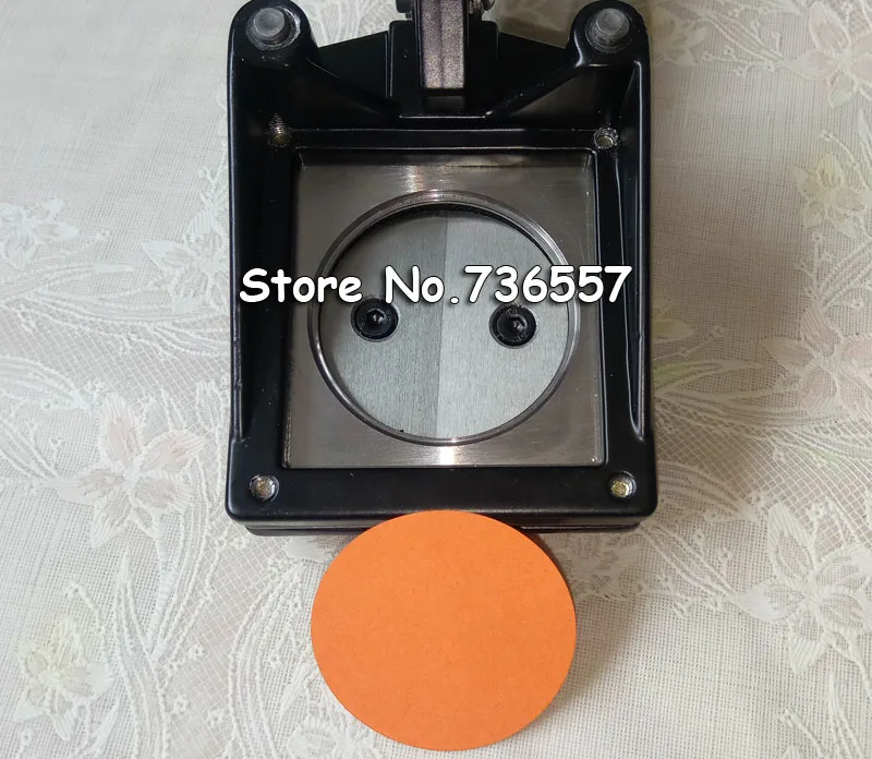 Ручной круглый 37 мм 1-1/"(фактический размер резки 48 мм) бумажный Графический пробойник высечки для Pro Button Maker